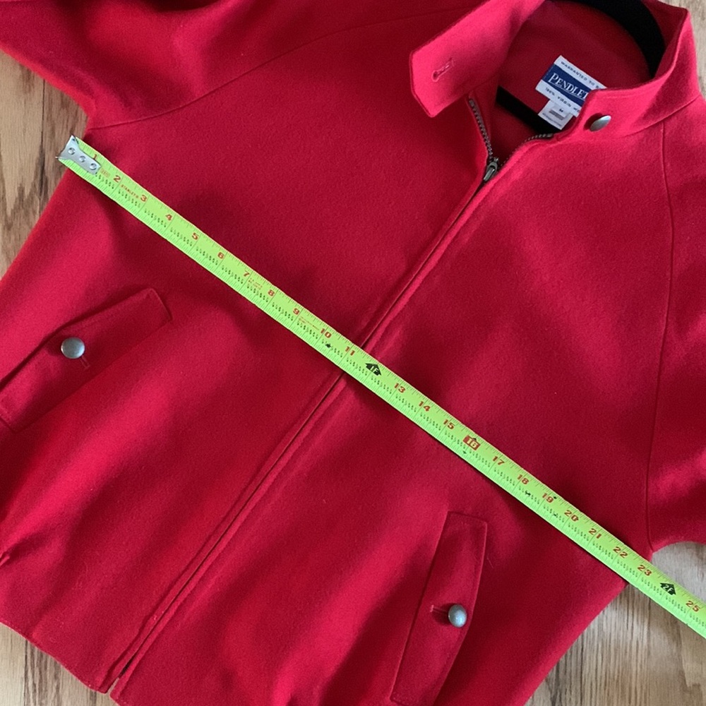 Vintage Pendleton Red Wool Jacket - Picture 10 of 14